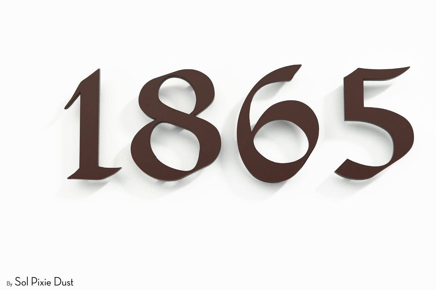 Modern House Numbers – Acrylic & Alucobond (ACP)