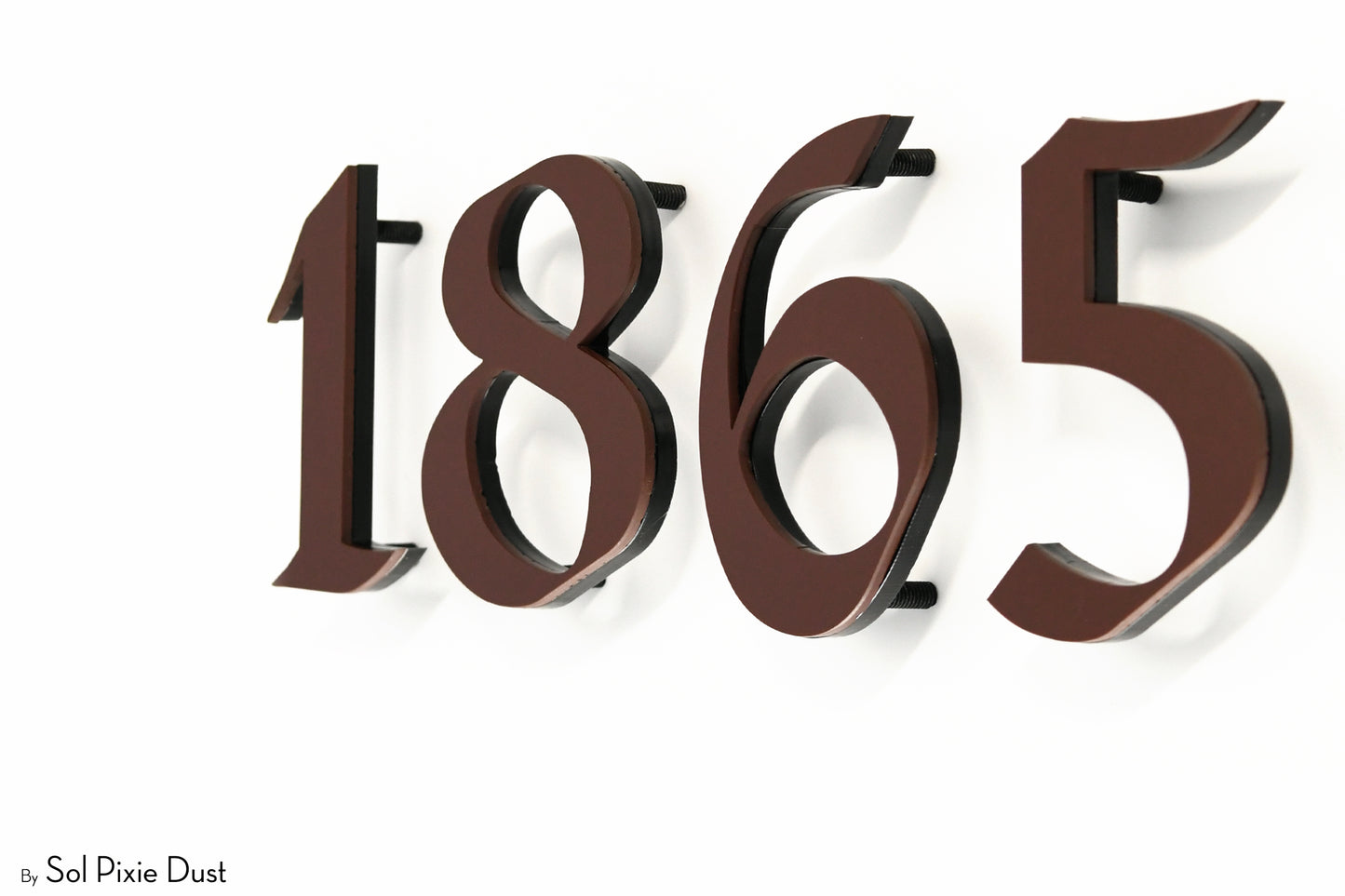 Modern House Numbers – Acrylic & Alucobond (ACP)