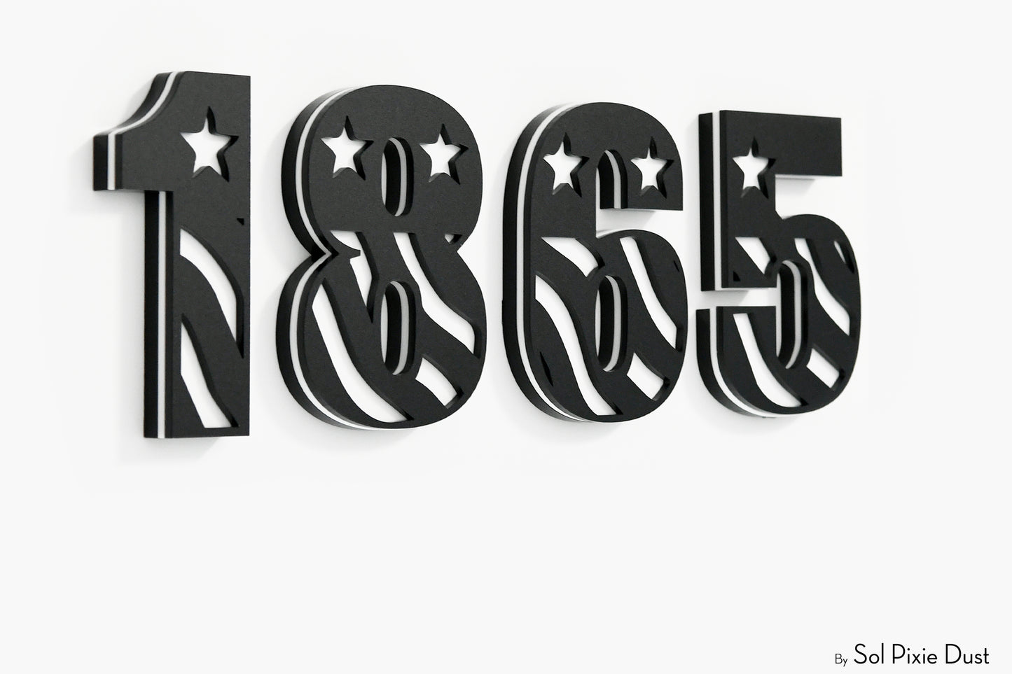 Modern House Numbers – Acrylic & Alucobond (ACP)
