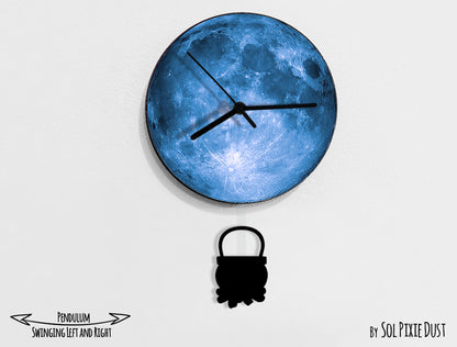 Spooky Halloween - Pendulum Wall Clocks