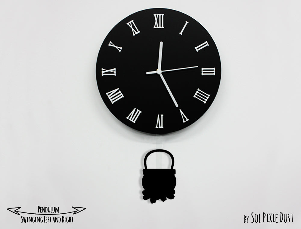 Spooky Halloween - Pendulum Wall Clocks