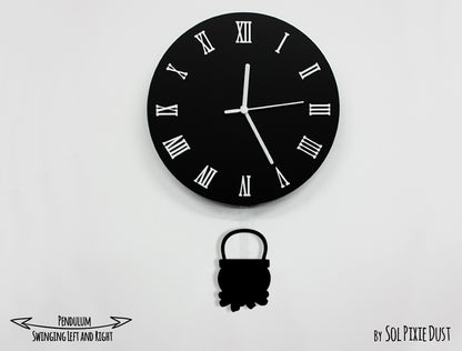 Spooky Halloween - Pendulum Wall Clocks