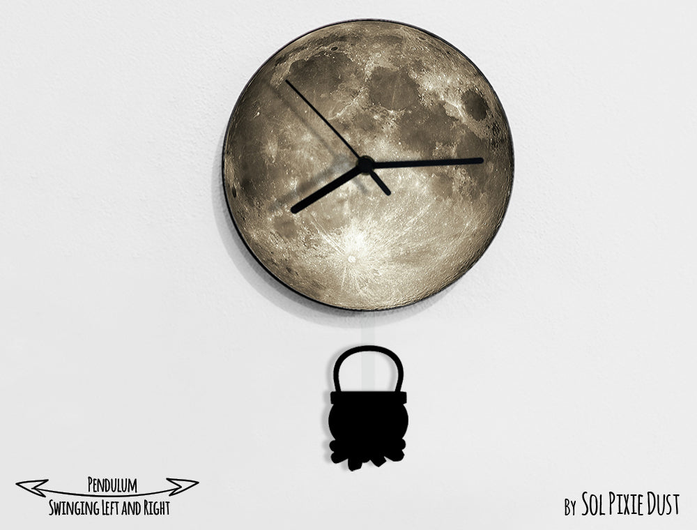 Spooky Halloween - Pendulum Wall Clocks