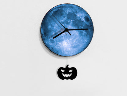 Spooky Halloween - Pendulum Wall Clocks