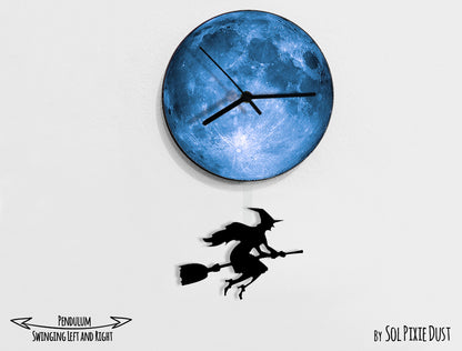 Spooky Halloween - Pendulum Wall Clocks