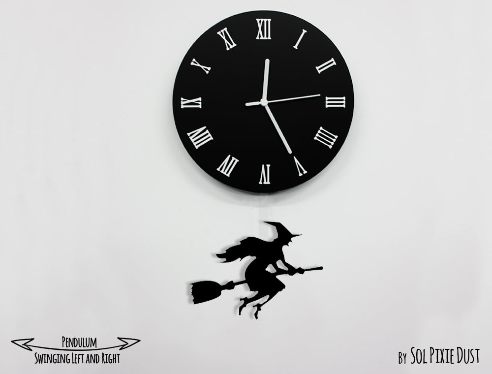 Spooky Halloween - Pendulum Wall Clocks