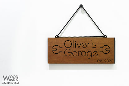 Solid Wood Address Plaques African Teak (Iroko) - Signs