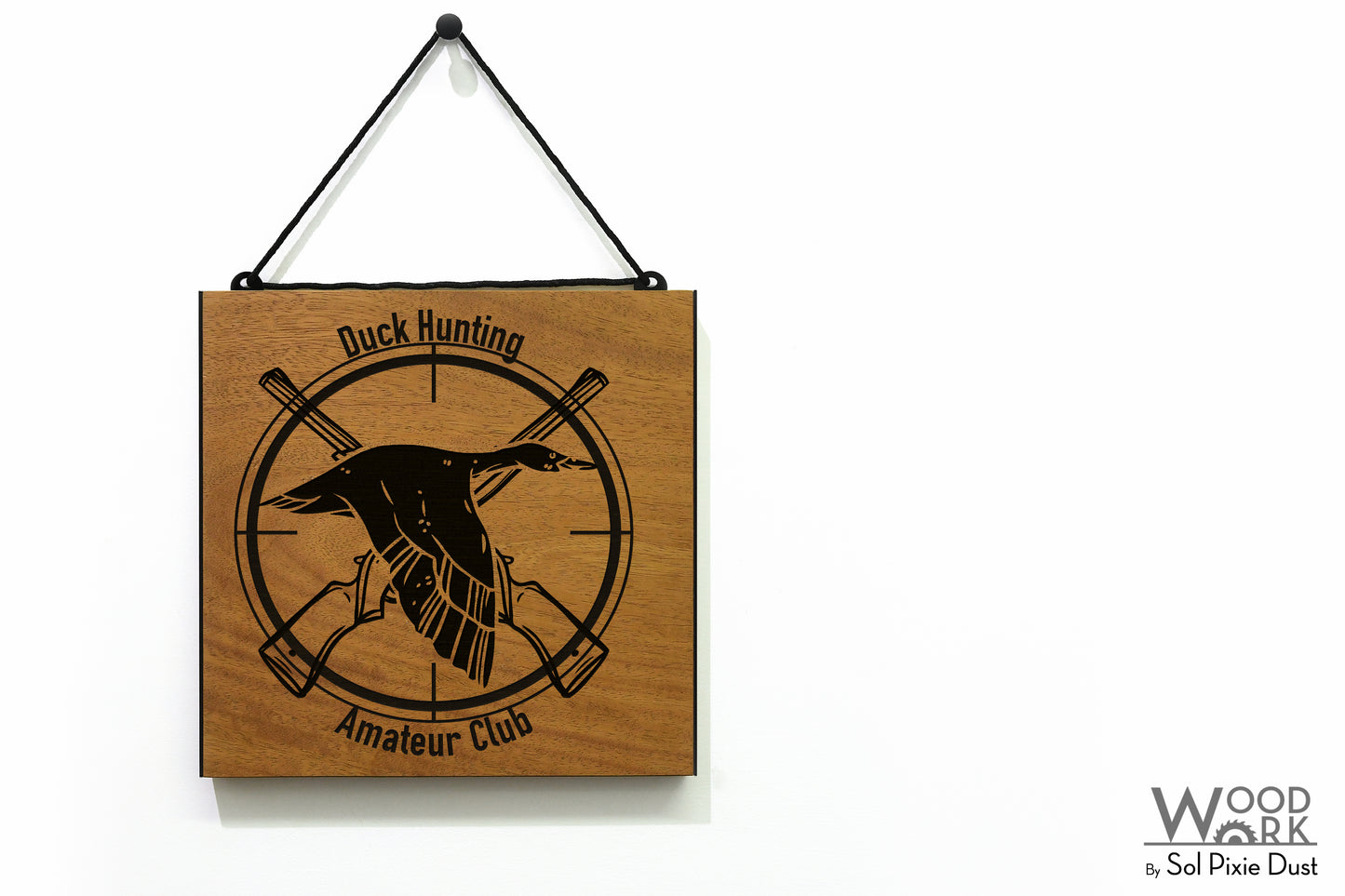 Solid Wood Address Plaques African Teak (Iroko) - Signs
