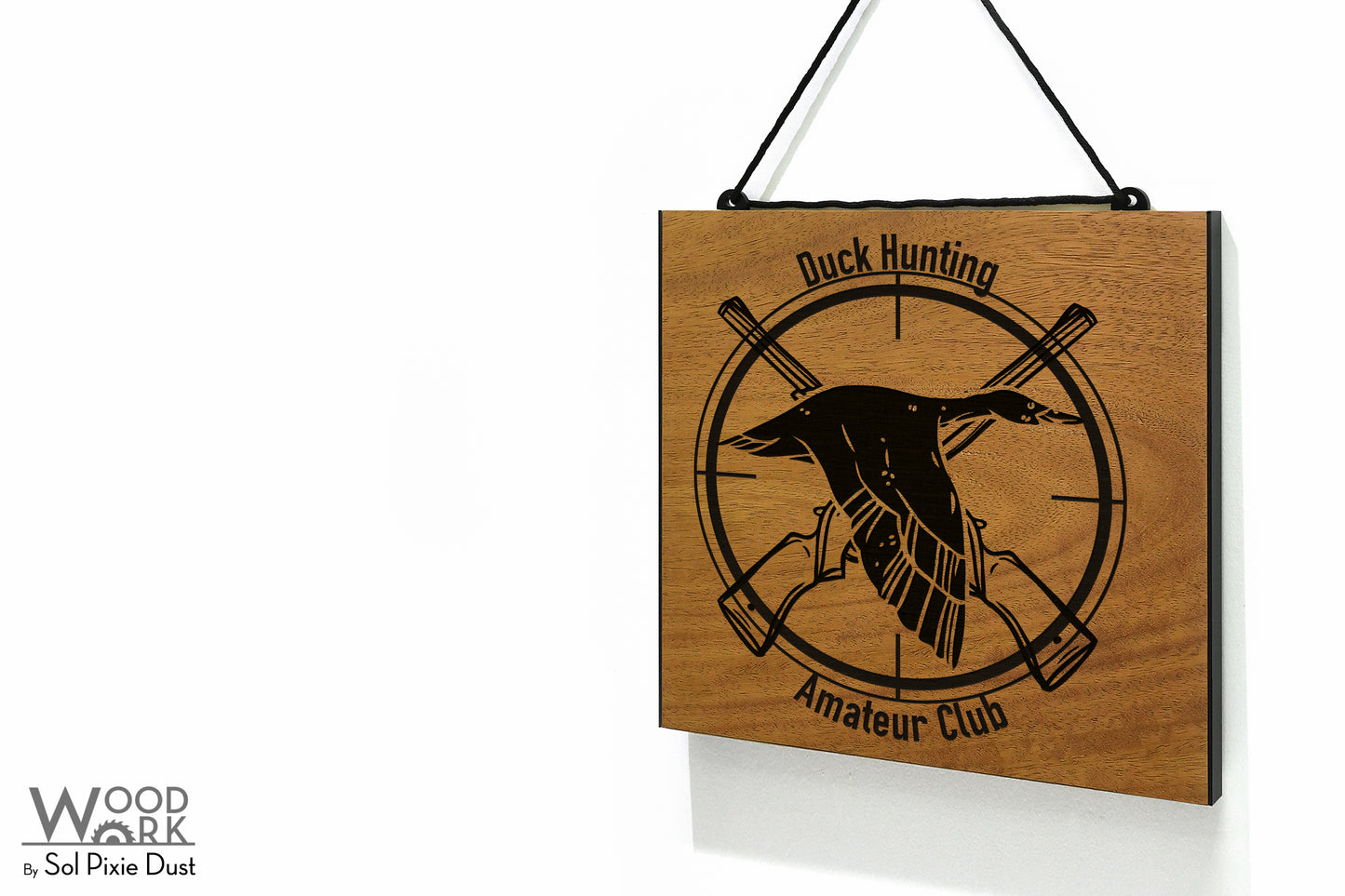 Solid Wood Address Plaques African Teak (Iroko) - Signs