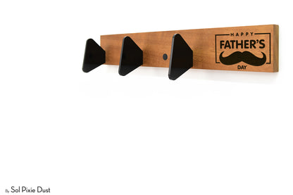 Wall Pegs and Racks - Wooden Hook Rack