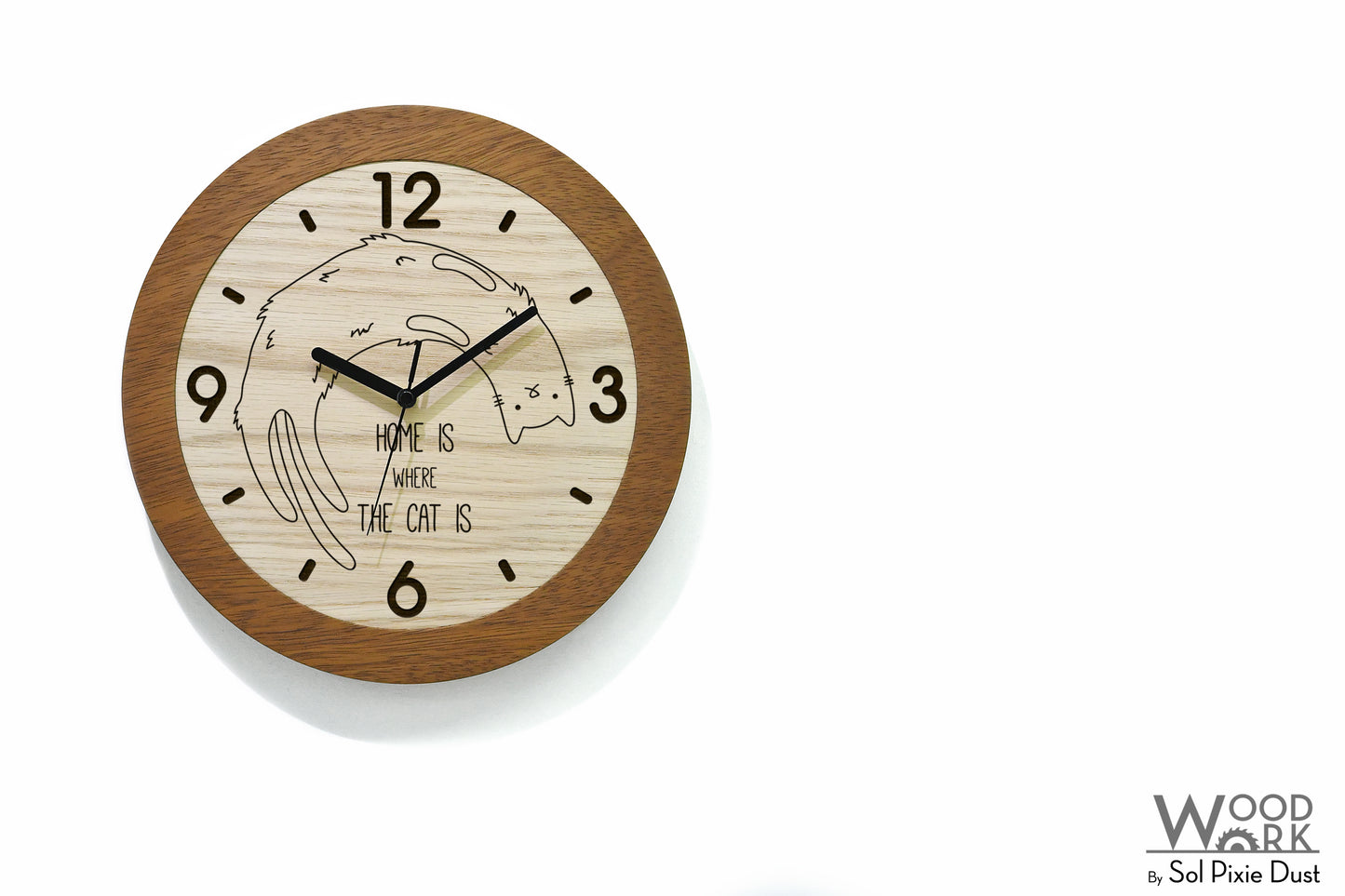 Wooden Round Clocks