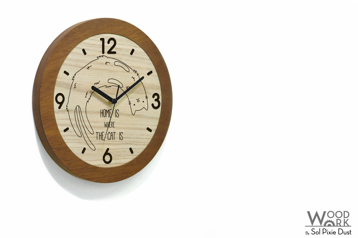 Wooden Round Clocks