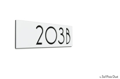 Acrylic Address Plaque - Signs
