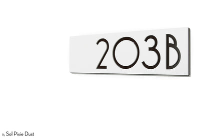 Acrylic Address Plaque - Signs