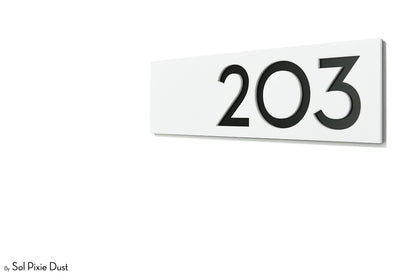 Acrylic Address Plaque - Signs