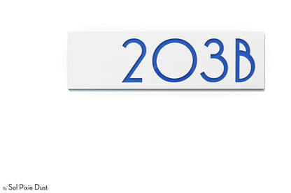 Acrylic Address Plaque - Signs