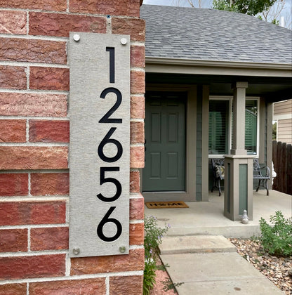 Concrete Address Plaque - Signs
