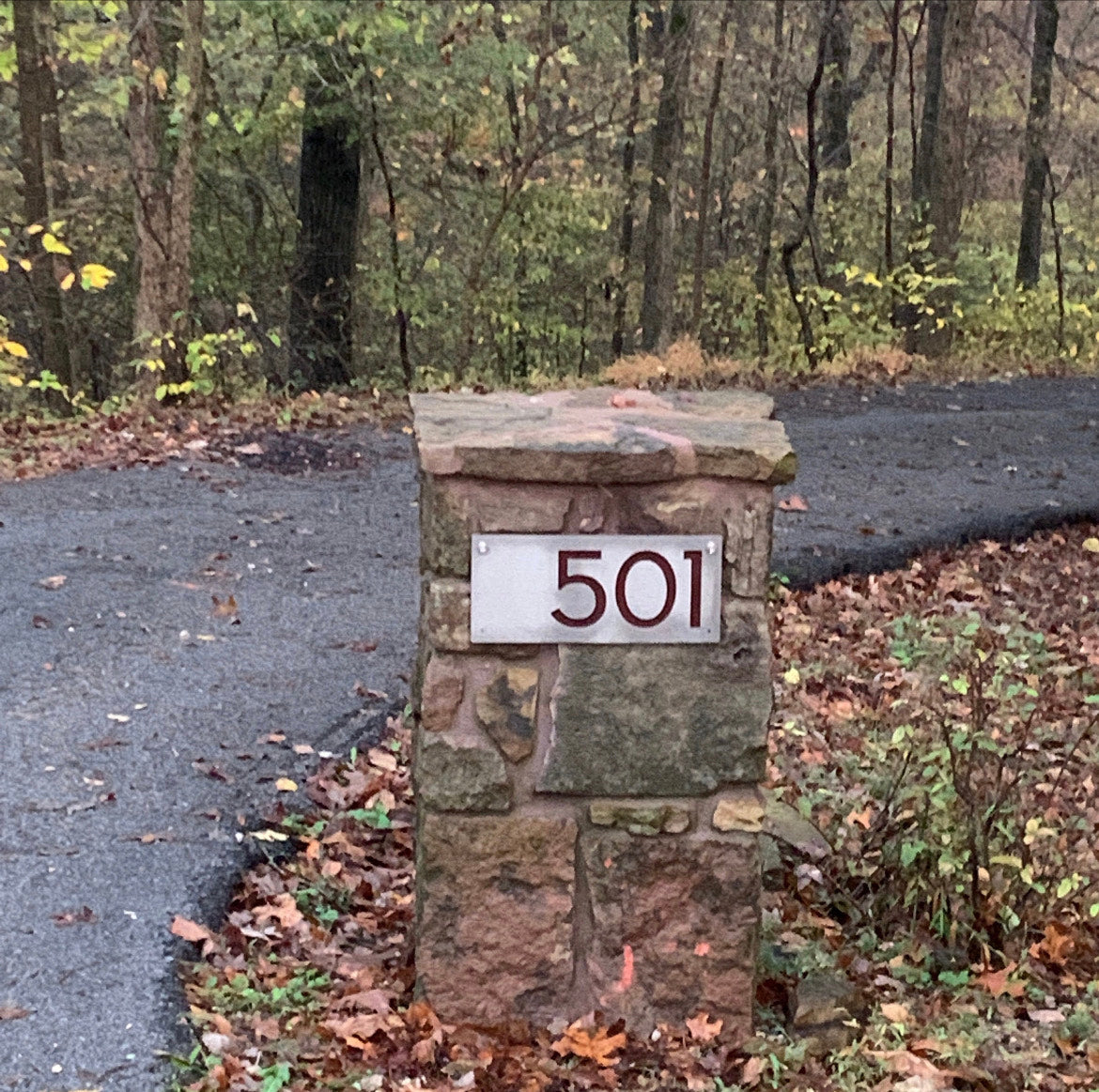 Concrete Address Plaque - Signs