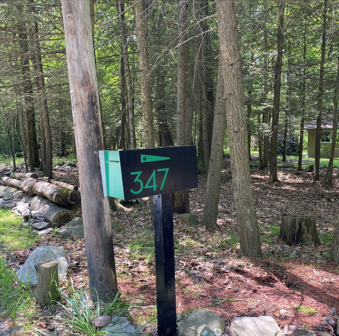 Modern Post Mounted Mailbox  - Contemporary Post Mounted Mailbox Type 4