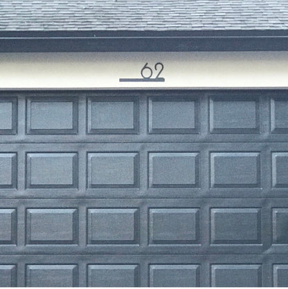 Underline House Numbers - LED Sign ( Font Options )