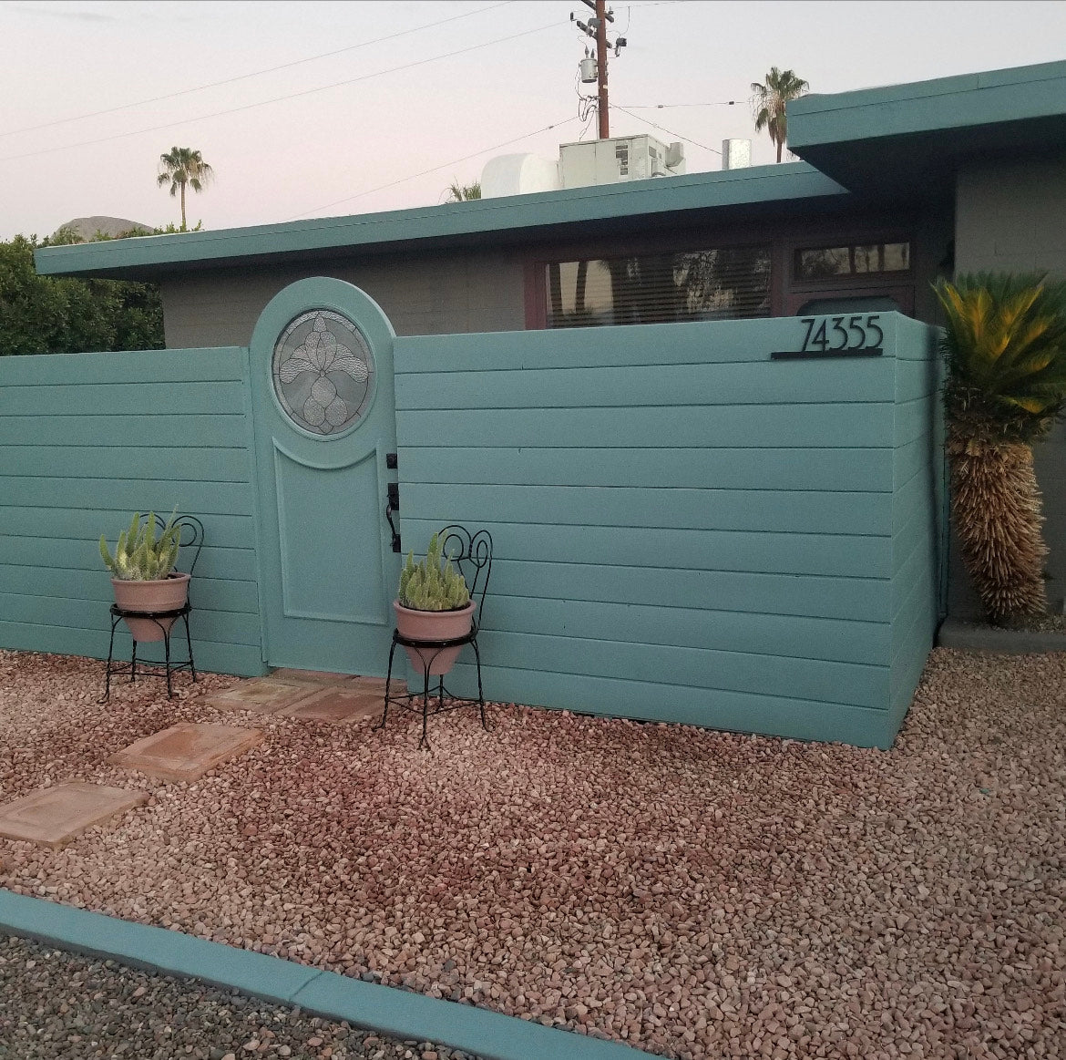 Underline House Numbers - LED Sign ( Font Options )