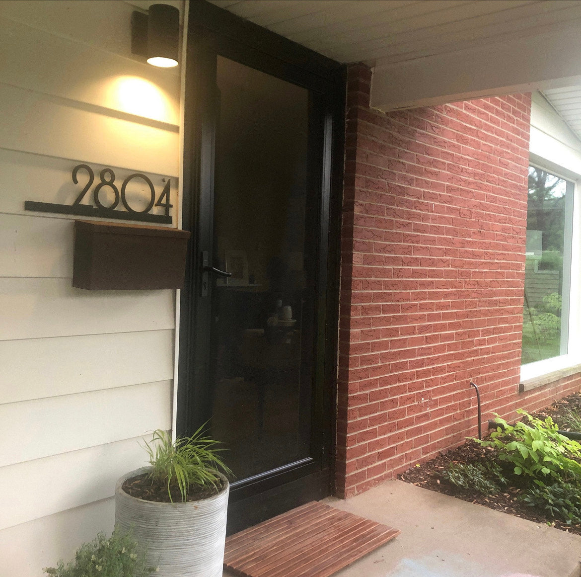 Underline House Numbers - LED Sign ( Font Options )