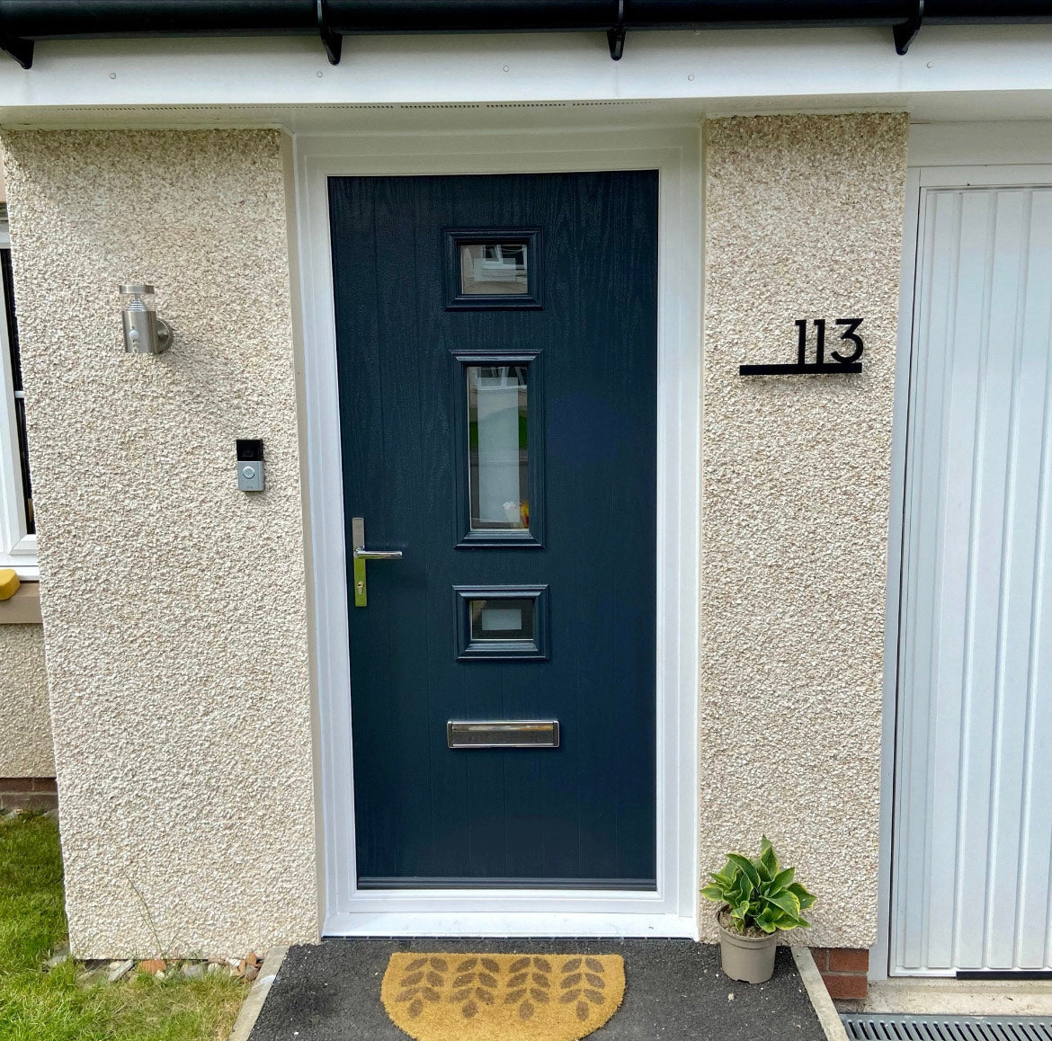 Underline House Numbers - LED Sign ( Font Options )