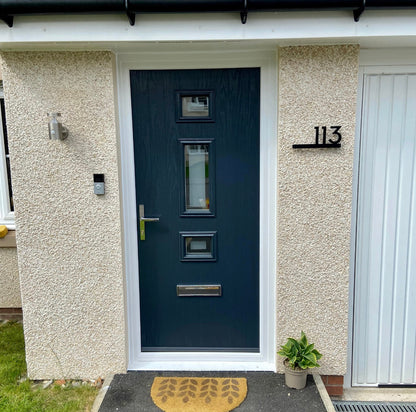Underline House Numbers - LED Sign ( Font Options )