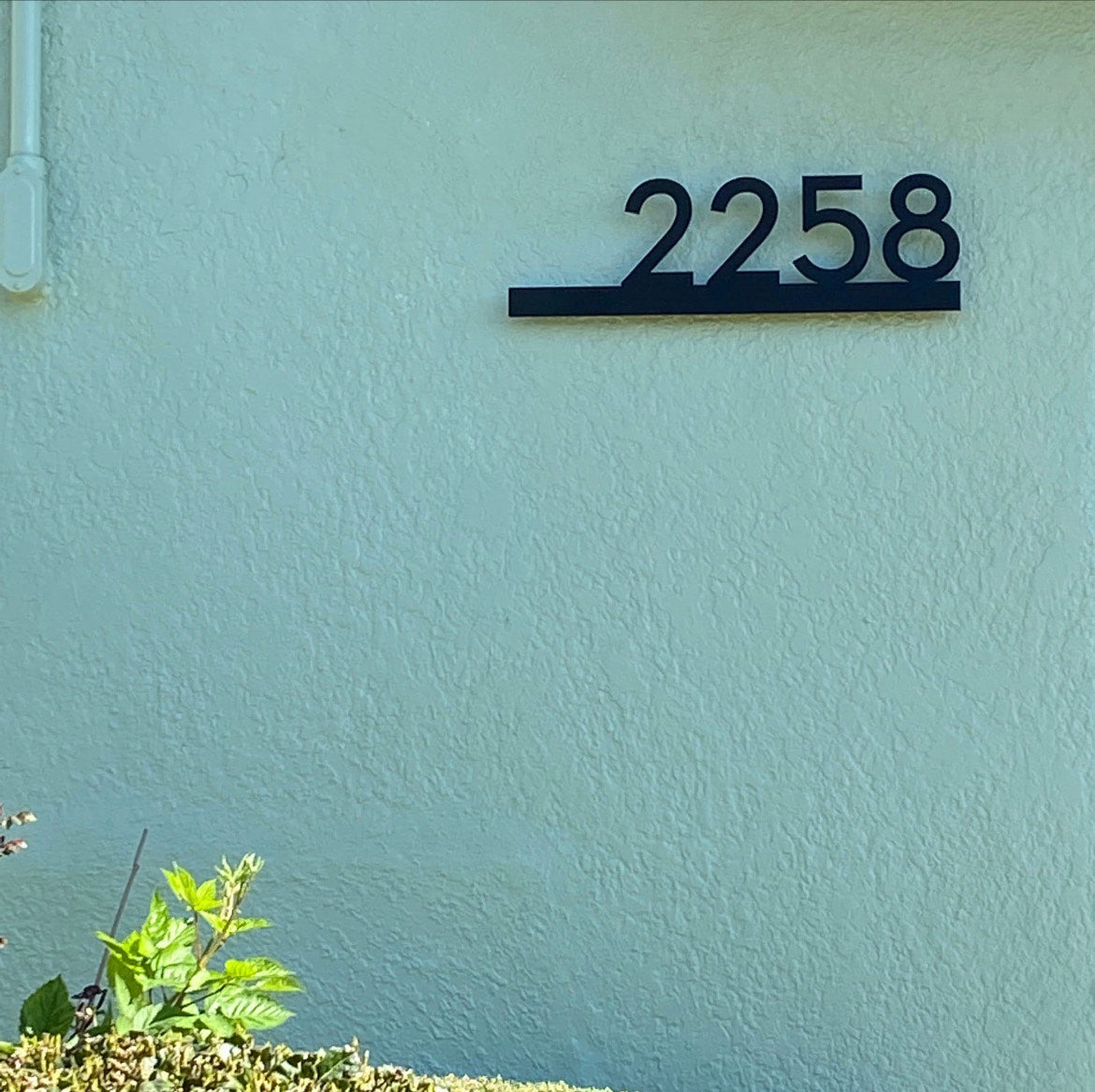 Underline House Numbers - LED Signs with Name / Address