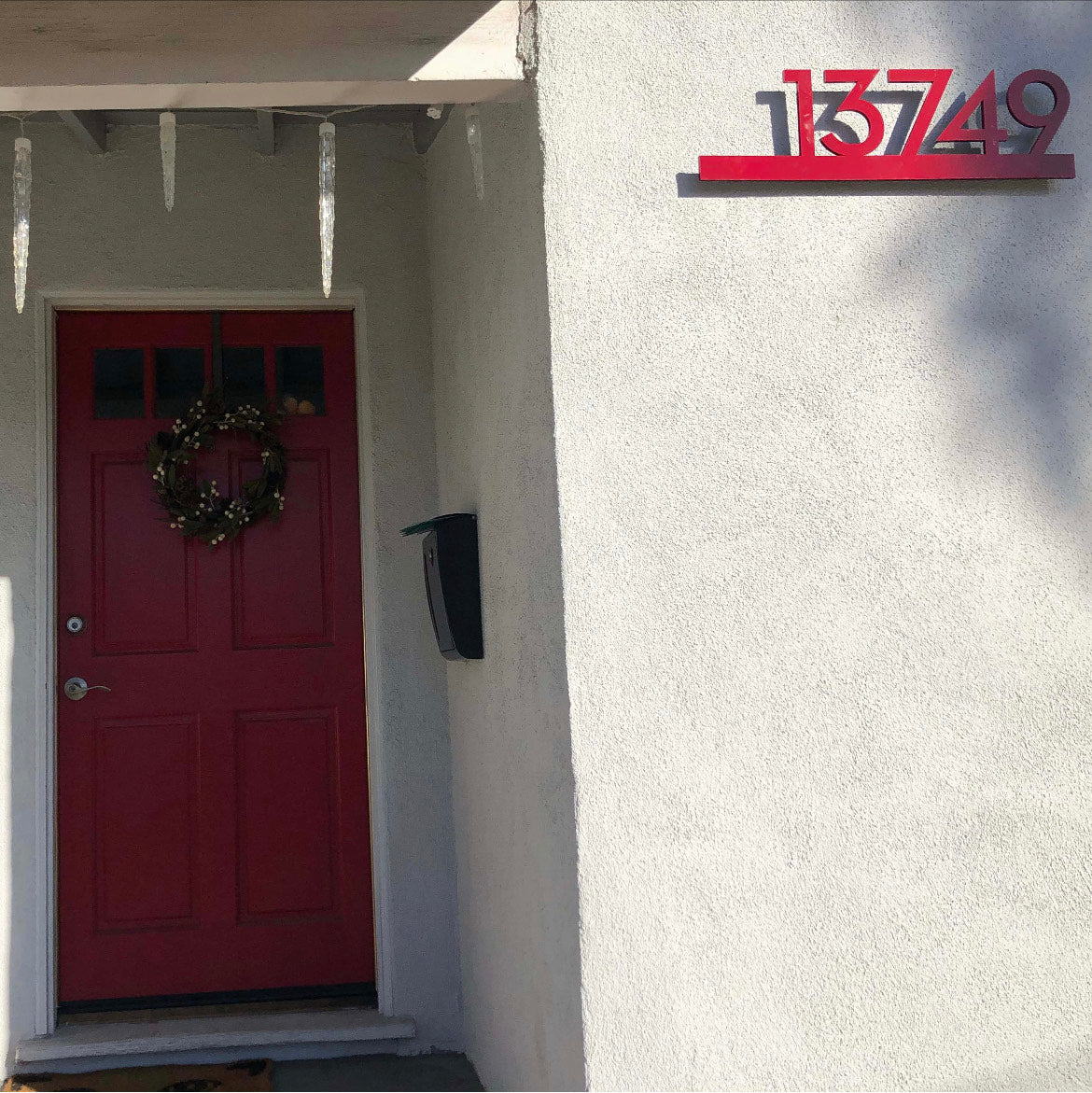 Underline House Numbers - LED Signs with Name / Address