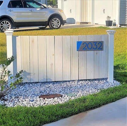 Concrete Address Plaque - Signs