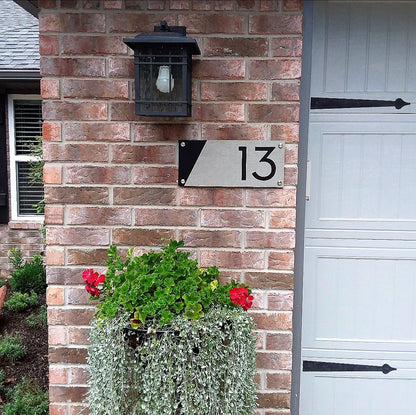 Concrete Address Plaque - Signs