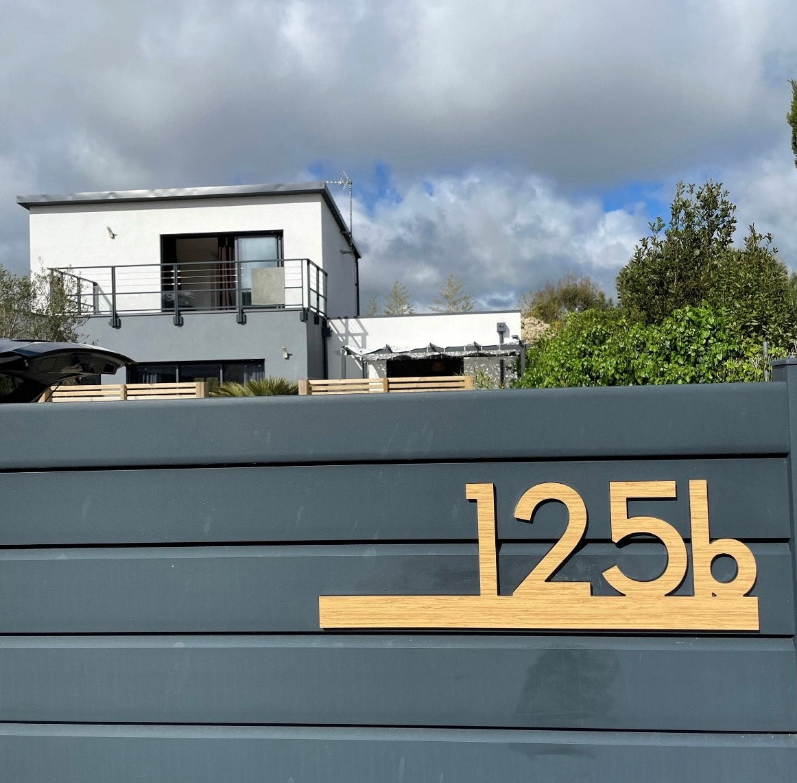 Underline House Numbers - LED Signs with Name / Address