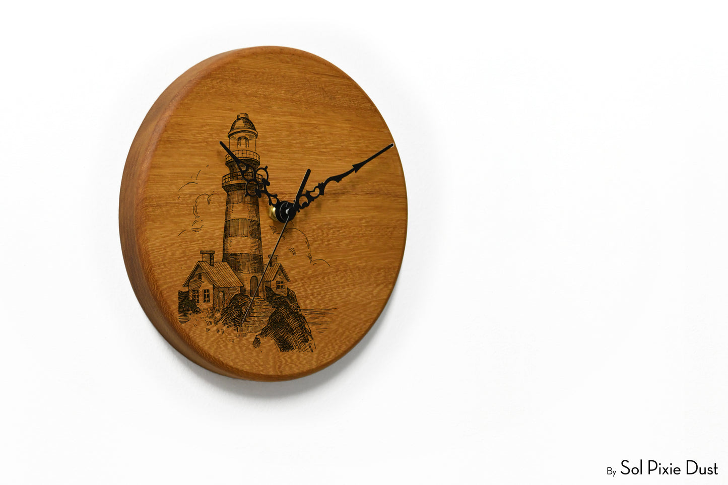 Solid Wood Round Clocks
