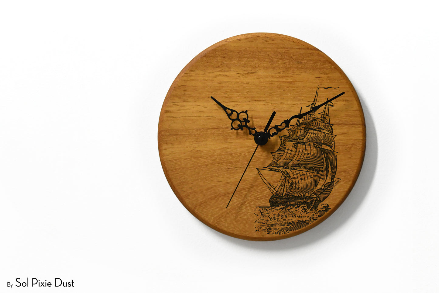 Solid Wood Round Clocks