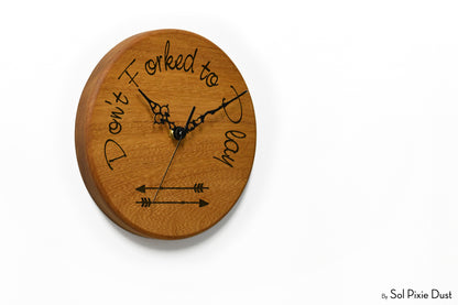 Solid Wood Round Clocks