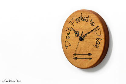 Solid Wood Round Clocks