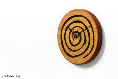 Solid Wood Round Clocks