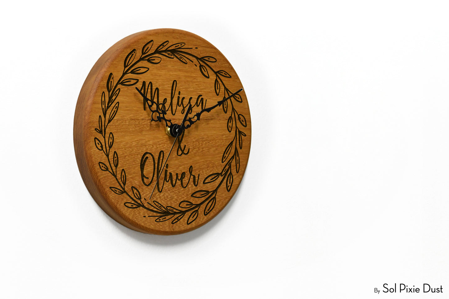 Solid Wood Round Clocks
