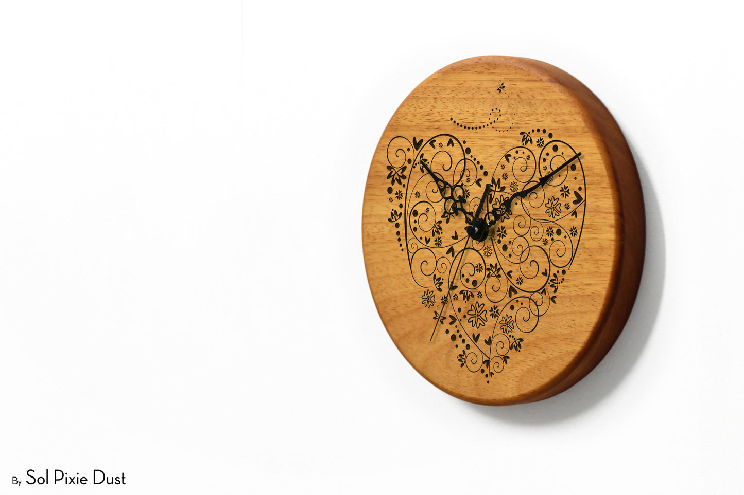 Solid Wood Round Clocks