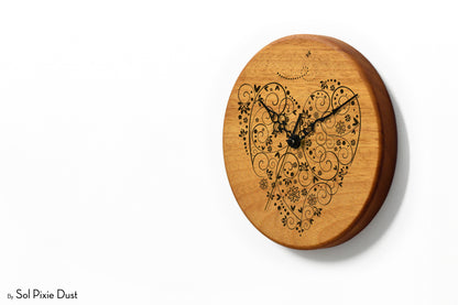 Solid Wood Round Clocks