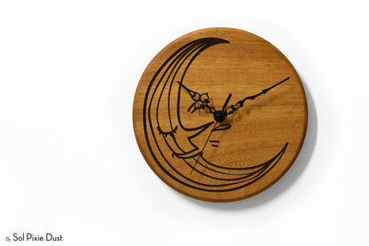 Solid Wood Round Clocks