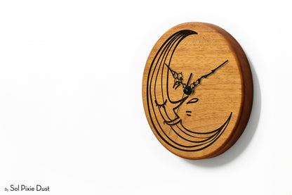 Solid Wood Round Clocks