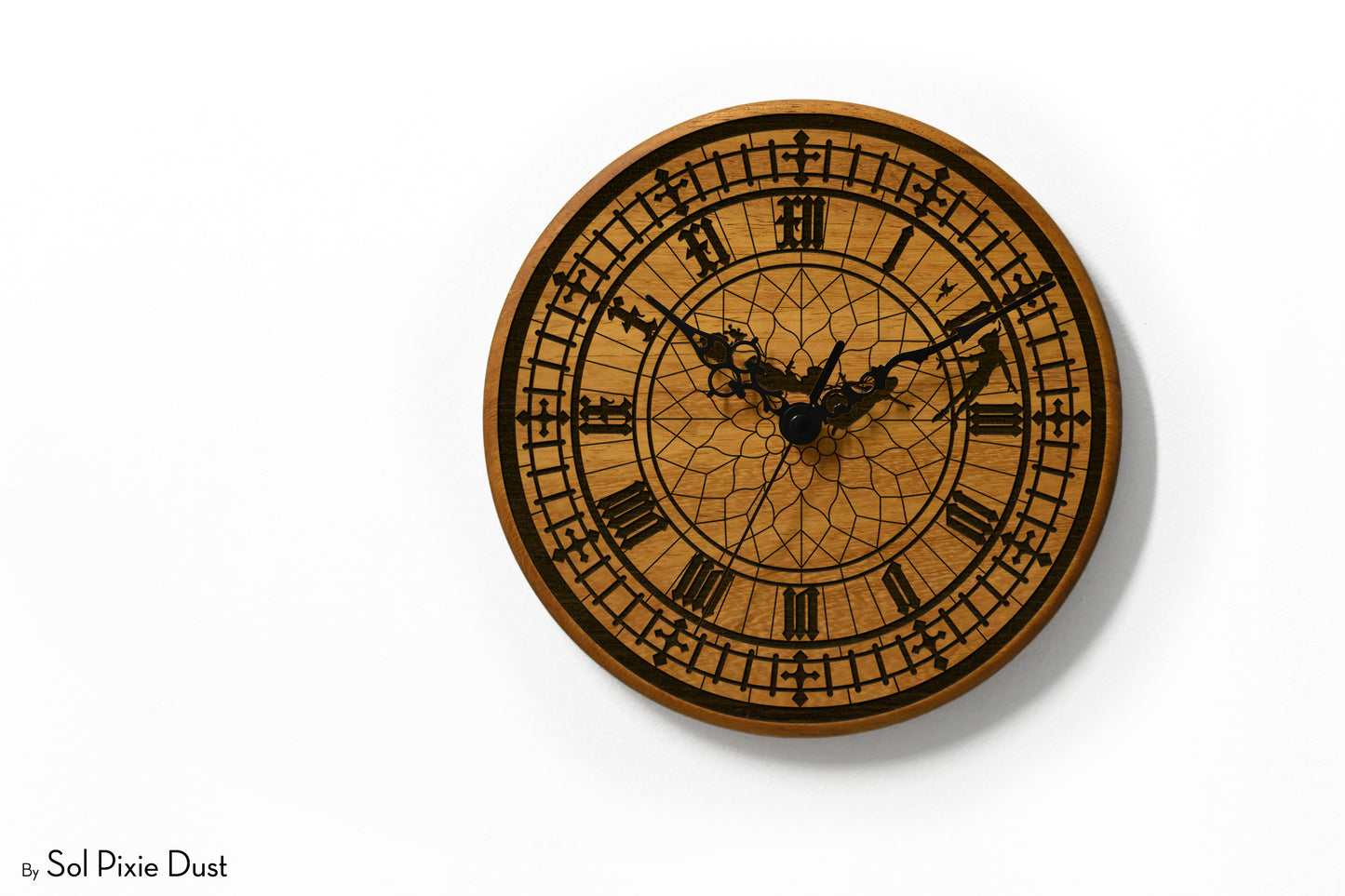 Solid Wood Round Clocks
