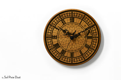Solid Wood Round Clocks