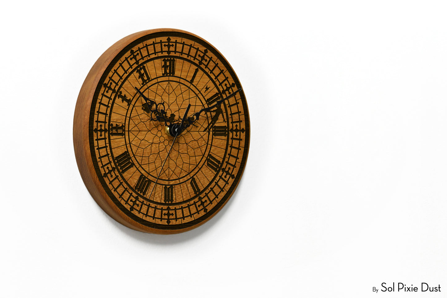 Solid Wood Round Clocks