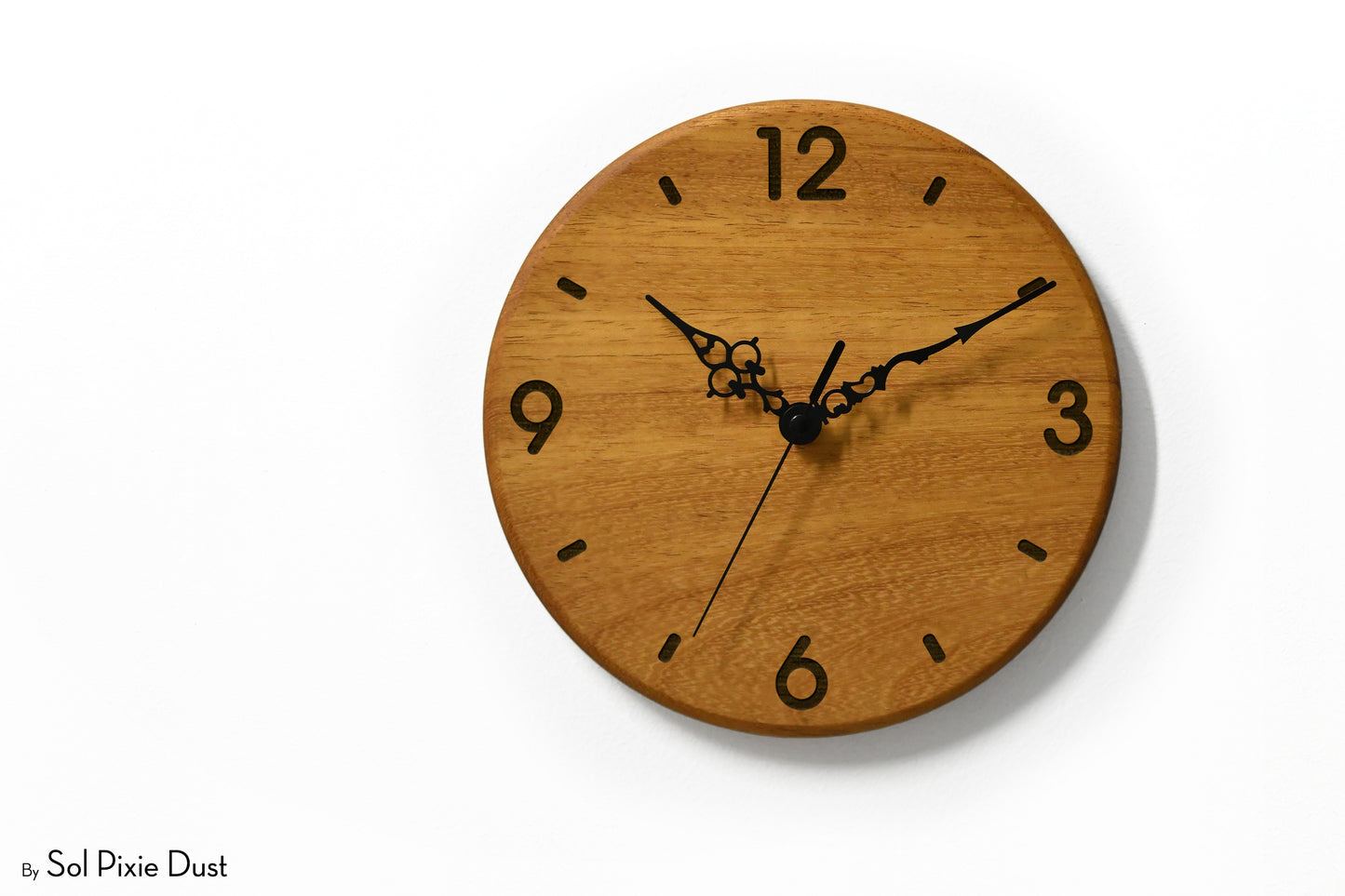 Solid Wood Round Clocks