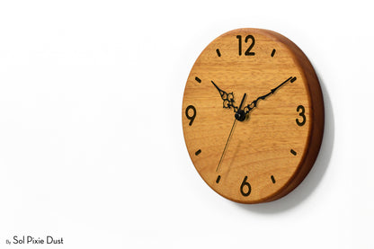Solid Wood Round Clocks