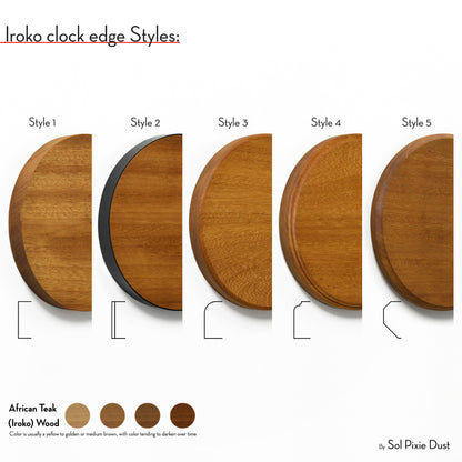 Wooden Round Clocks