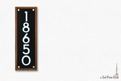 Wooden Illuminated Address Plaques